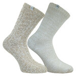 Kuschel-Lurex-Glitzer-Socken Skechers beige-wollweiß-mouline - 1