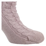 Damen Hütten-Kuschelsocken Glitzer Zierbommel Skechers altrosa - 10