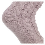 Damen Hütten-Kuschelsocken Glitzer Zierbommel Skechers altrosa - 9