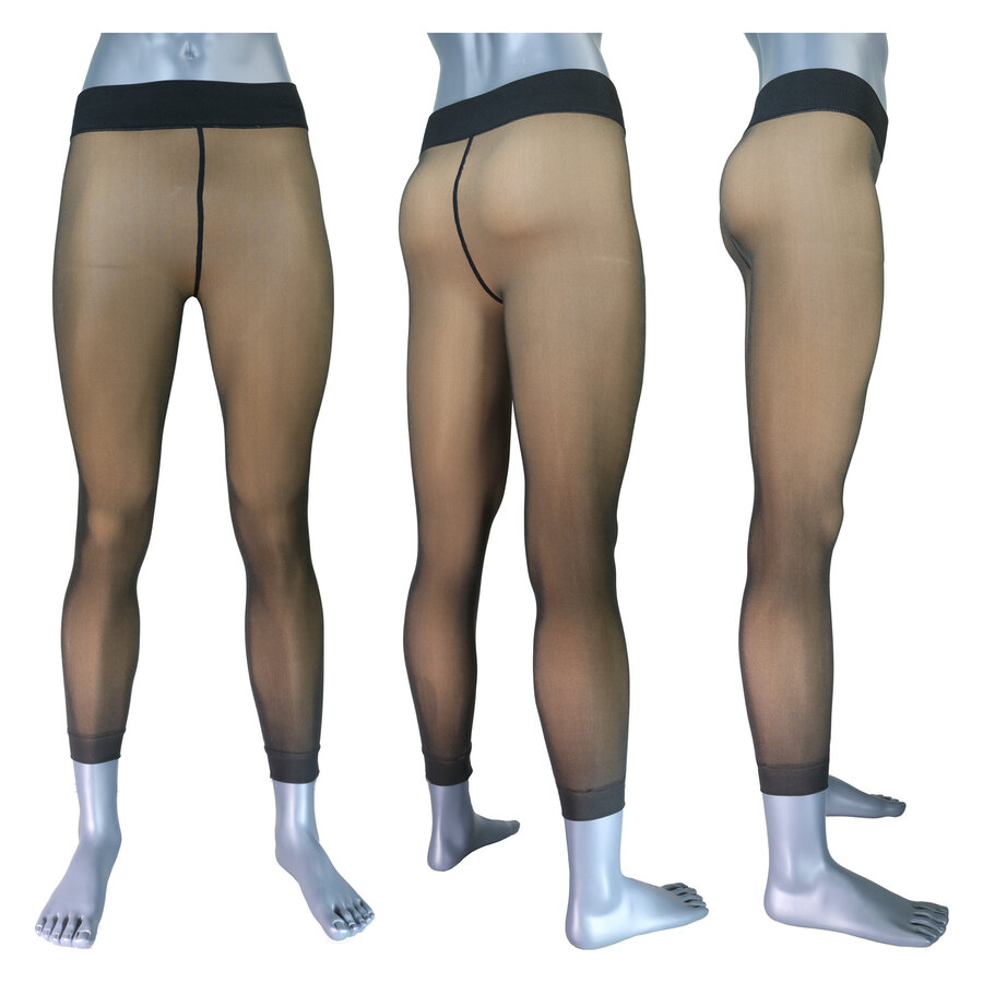 Damen Thermo-Leggings camano blickdicht transparenter 20 DEN Look
