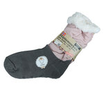 Damen Hüttensocken ABS-Noppen Glitzer-Lurex Antonio - 6