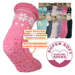 Määähga Hüttensocken ABS Noppen Norweger-Muster-Sterne Antonio - 2
