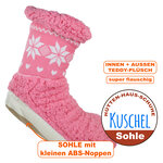 Määähga Hüttensocken ABS Noppen-Sohle Antonio pink - 2