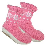 Määähga Hüttensocken ABS Noppen-Sohle Antonio pink - 1