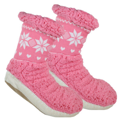 Määähga Hüttensocken ABS Noppen-Sohle Antonio pink