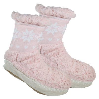 Määähga Hüttensocken ABS Noppen-Sohle Antonio rosa