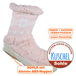 Määähga Hüttensocken ABS Noppen-Sohle Antonio rosa - 2