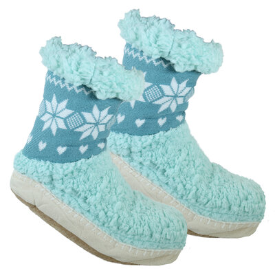Määähga Hüttensocken ABS Noppen-Sohle Antonio mint