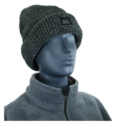 Damen Mütze Chenille TOG Rating 1.9 Heat Keeper grau-meliert