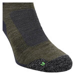 Outdoor Trekking Socken Merinowolle atmungsaktiv oliv - 4