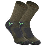 Outdoor Trekking Socken Merinowolle atmungsaktiv oliv - 8