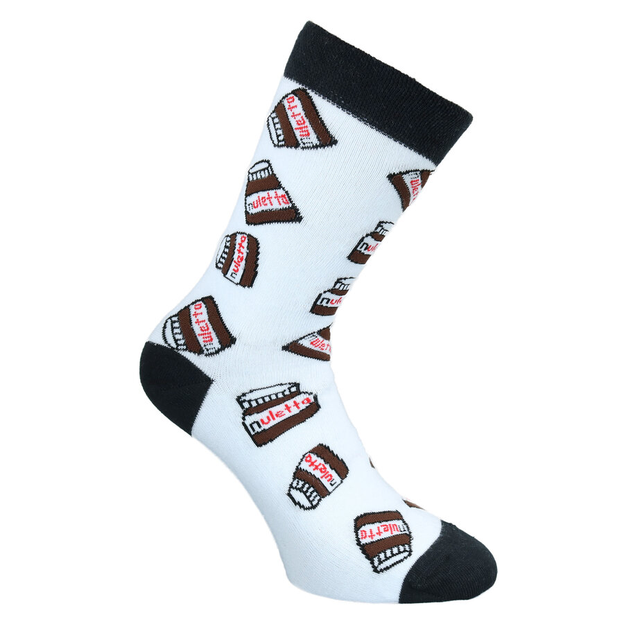 Nuletta schmeckt lecker Baumwolle-Motiv-Socken - 4