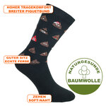 Häufchen Pups Motiv-Socken Kot-Kacke-Haufen - 8