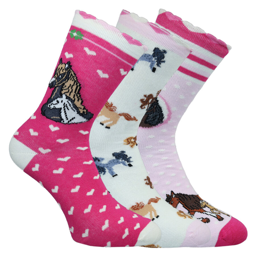 Kindersocken Pferde Motive