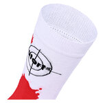 Tatort Socken Blutfleck Zielscheibe Made in Germany rot-weiß - 6