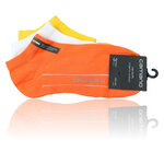 Sneakersocken ohne Gummidruck Camano orange-weiß-gelb - 2