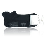 Yoga Fitness Sneakersocken Gumminoppen camano schwarz - 2