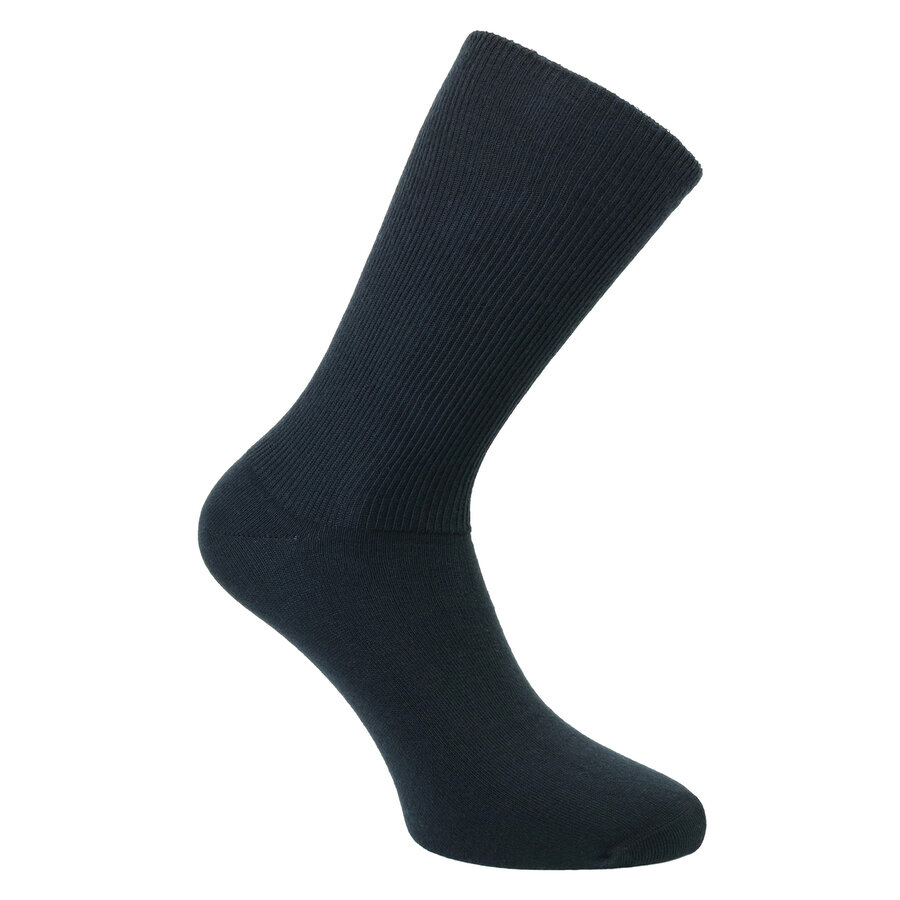 Diabetiker Socken ohne Gummi-Druck Camano schwarz