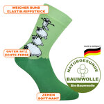 Shaun das Schaf Schafspyramide Socken Bio-Baumwolle Made in Germany grün - 9