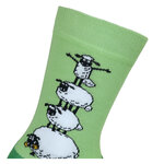 Shaun das Schaf Schafspyramide Socken Bio-Baumwolle Made in Germany grün - 11