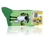 Shaun das Schaf mit Keks Socken Bio-Baumwolle Made in Germany grün - 18