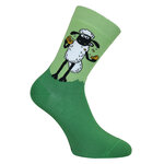 Shaun das Schaf mit Keks Socken Bio-Baumwolle Made in Germany grün - 17