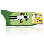 Shaun das Schaf mit Keks Socken Bio-Baumwolle Made in Germany grün - 2