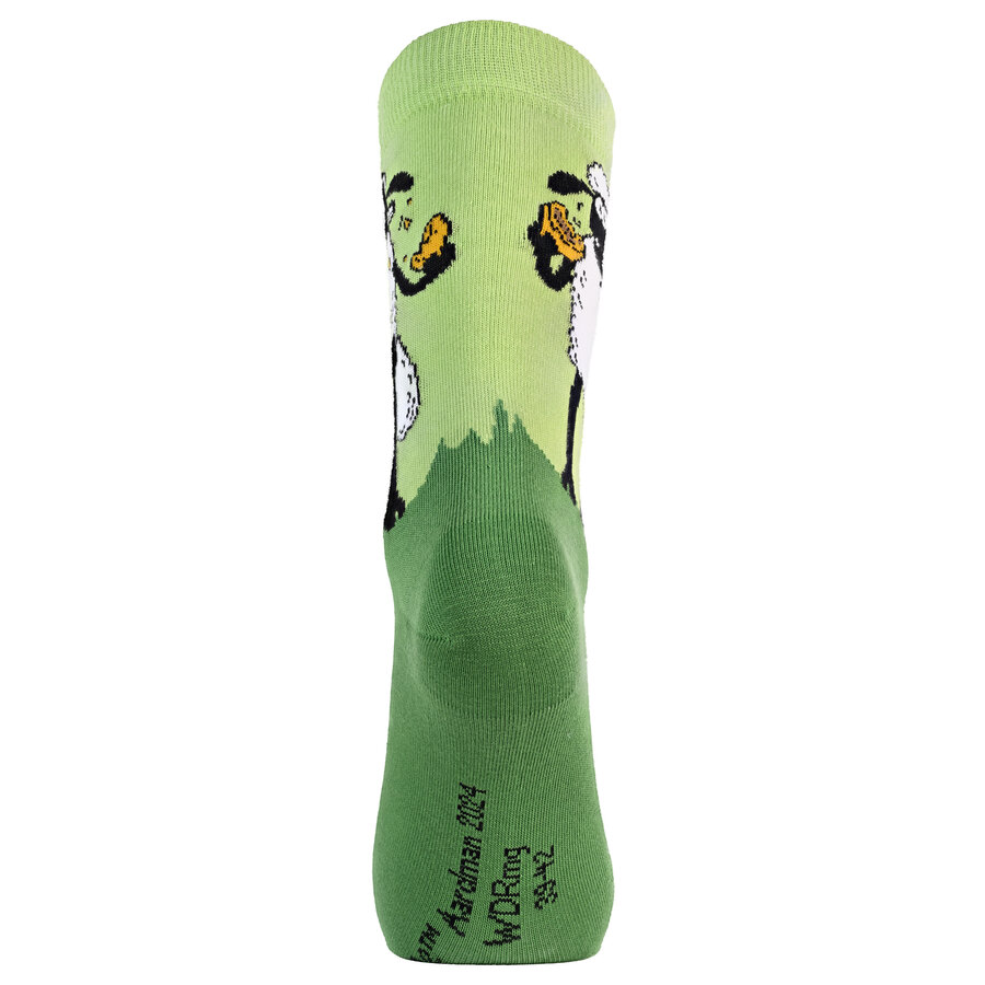 Shaun das Schaf mit Keks Socken Baumwolle Made in Germany grün - 8
