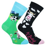 Kühe Motivsocken Crazy Cows Cowboys Cowgirls - 22