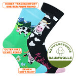 Kühe Motivsocken Crazy Cows Cowboys Cowgirls - 21