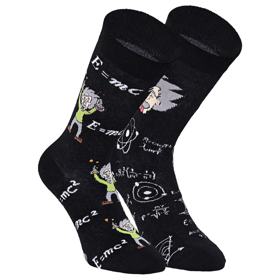 Albert Einstein Motivsocken