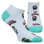 Arzt Krankenschwester Motiv Sneakersocken - 9