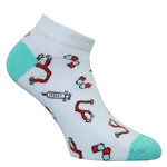 Arzt Krankenschwester Motiv Sneakersocken - 6