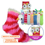 Happy Monster Socken Freak Family Funny Fluffy - 2