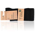Bambus Crew Socks Tennissocken schwarz - 2