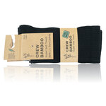 Bambus Crew Socks Tennissocken schwarz - 15