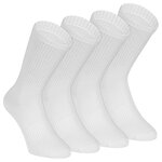 Bambus Crew Socks Tennissocken weiß - 6