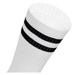 Bambus Crew Socks Tennissocken weiß bunte Ringel - 9
