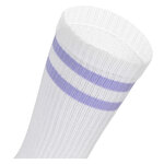 Bambus Crew Socks Tennissocken weiß bunte Ringel - 19