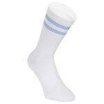 Bambus Crew Socks Tennissocken weiß bunte Ringel - 7