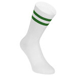 Bambus Crew Socks Tennissocken weiß bunte Ringel - 26