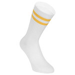 Bambus Crew Socks Tennissocken weiß bunte Ringel - 17