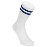 Bambus Crew Socks Tennissocken weiß bunte Ringel - 8