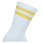 Bambus Crew Socks Tennissocken weiß bunte Ringel - 41