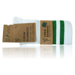 Bambus Crew Socks Tennissocken weiß bunte Ringel - 43