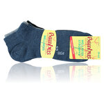 Bambus Sneaker-Socken ohne Gummidruck melange-mix - 18