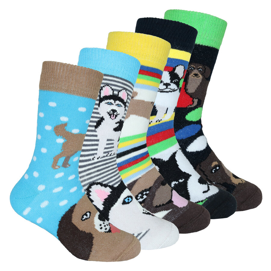 Kinder-Motivsocken Hunde