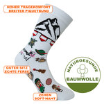 Österreich Motivsocken weiß - 2