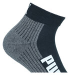 Puma Quarter Sport-Kurzsocken schwarz mit Frotteesohle - 3
