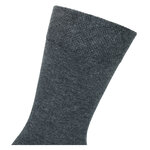 Gesundheits-Diabetikersocken Baumwolle dunkelgrau-anthrazit-melange - 6